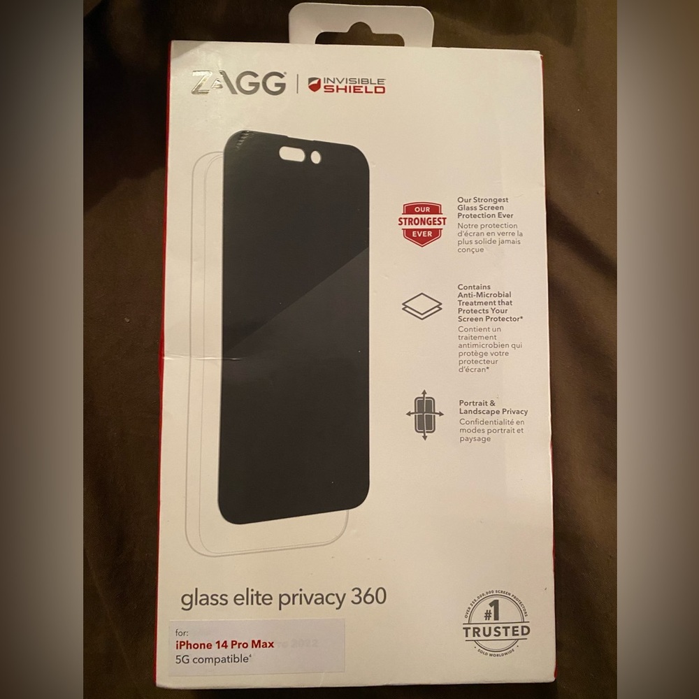 Zagg Glass Elite Privacy 360 Screen iPhone 14 Pro Max